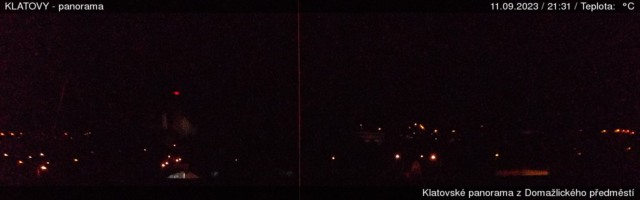 Kamera Klatovy panorama